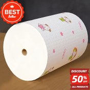 Resim Tekrar kullanılabilir Mutfak Kağıdı Rulosu - Yıkanabilir, Yapışmaz, Kolay Temizlenebilir, Çok Amaçlı Temizlik Bezi, %100 Polyester, Sürekli Rulo, Oturma Odaları, Yatak Odaları, Banyolar, Tuvaletler ve Mutfaklar için Mükemmel, Elektrik Gerektirmez 