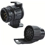 Resim Challenger 2pcs Avrupa Standardı 13 İla 7 Mini Adaptör 7 İla 13 Adaptör Fiş Priz Karavanlar İçin 