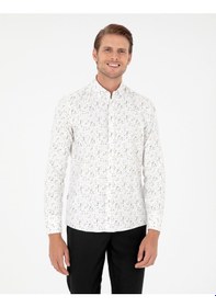 Resim Pierre Cardin Erkek Gri Gömlek Desenli 50298182-vr024 Gri 