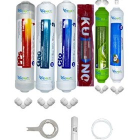 Resim Pemax Water Solutions Kapalı Kasa Su Arıtma Cihazlarına STDMAX 6'lı Orijinal LG Kuno Mebran Alkali -Tatlandırıcı 