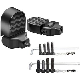 Resim Skycity 80kg Taşıma Kapasiteli Alüminyum Alaşım Pedal Seti, Çeşitli Vida Ve Anahtarlar Dahil Siyah 