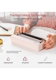 Resim Hprt Mt810 Mt810 Termal Yazıcı İçin 2 Adet A4 Termal Kağıt Rulosu 