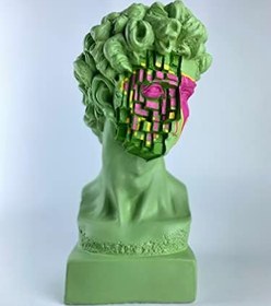 Resim Hedgehog Art Shop David 'Pinxel' Dekoratif Heykel, Pop Art Roma Yunan Heykelleri 