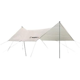 Resim Çadır Brandası - Madfox - Güneş Ve Rüzgar Koruma - Oem Kanvas Tarp 4 3 Mt Çok Renkli 