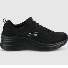 Resim Skechers BBK Skechers Fashion Fit Kadın Siyah Spor Ayakkabı - 88888179TK 