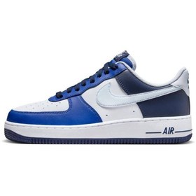 Resim Nike Air Force 1 '07 Lv8 Beyaz Mavi Erkek Sneaker Ayakkabı 