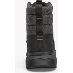 Resim The North Face Bergen Deri Erkek Gri Su Geçirmez Kar Botu 