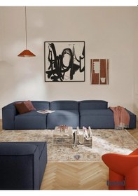 Resim Most Mollis Pro 3 Modül Sağ Kanepe Keten Yumuşak Sünger Evinize T 