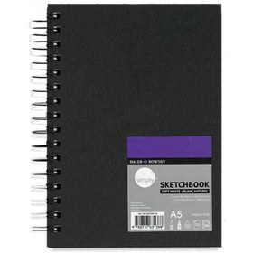 Resim Daler Rowney Simply Eskiz Defteri A5 100 Gr 54 Yaprak 