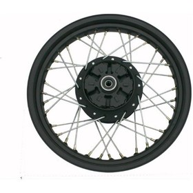 Resim MONDİAL RX3 ENDURO ARKA JANT 3.00-17 KOMPLE SİYAH (2016-....) 