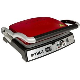 Resim ARNİCA TOSTİT MAXİ IZGARALI TOST MAKİNESİ 2000W-KIRMIZI 