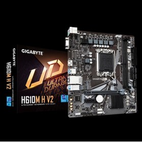 Resim Gigabyte H610m H V2, Rev.1.0, 5600mhz, 2xddr5, M.2, D-sub, Hdmı, 12-13.14.nesil, Lga1700 Soket, Ana 