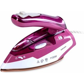 Resim GoldMaster Turist Seramik Tabanlı Etkili Şok Buharlı Katlanabilir Seyahat Ütüsü 