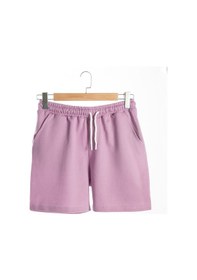 Resim Erkek Lila Basic Regular Fit Şort & Bermuda Lila 