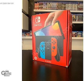 Resim Nintendo Switch OLED (kırmızı mavi) SIFIR 