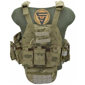 Resim Nature Multifonksiyonel Cordura Askeri Taktik Yelek Jand Kamuflaj Haki 