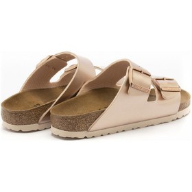 Resim Terlik Kadın 1012478 Arizona Birkenstock Bf Electrıc Metallıc Copper Null Bakır 