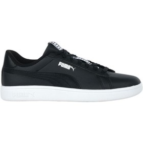 Resim Puma 392501 02 Smash 3.0 Logobsesion Siyah-beyaz Kadın Spor Ayakk 
