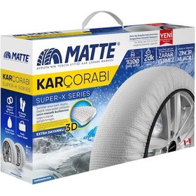 Resim Matte Kar Çorabı Superx Series 