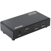 Resim Vcom DD444 1-4 Port 1.4V 4k@30hz Metal Hdmi Splitter Vcom DD444 1-4 Port 1.4V 4k@30hz Metal Hdmi Splitter
