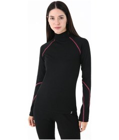 Resim Scorp Thermo-fit Kadın Yarım Boğazlı Termal Üst Kayak İçlik Siyah 