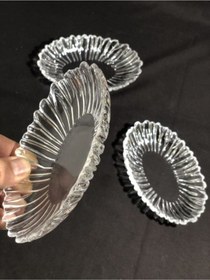 Resim Paşabahçe 10545 Aurora Oval Çerezlik 6lı 15x10cm 