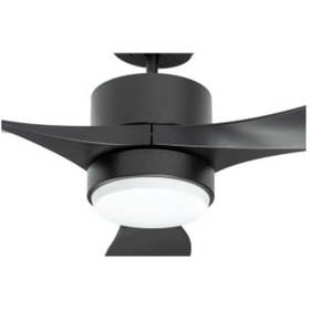 Resim Alsanfan Kozan Siyah Aydınlatmalı Uzaktan Kumandalı Tavan Vantilatörü 132CM 