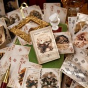 Resim 1 adet Alice Harikalar Diyarında Vintage Tarzı Oyun Kartları - Cheshire Kedi & Çılgın Şapka Sanatlı Premium Karton Destesi, Kalp Kraliçe - Temalı Partiler için Koleksiyonluk Hediye, Masaüstü Oyunlar, Parti İyilikleri, Vintage Kart Tasarımı, Sanatsal İllüstrasyonlar, Kaprisli Sanat, Dayanıklı Kartlar, Oyun Tutkunları 