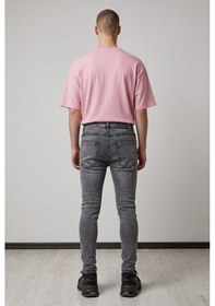 Resim BLACK STEEL Yıkamalı Erkek Denim Pantolon-kod:812 Antrasit 