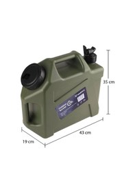 Resim Madfox Galon Air Pe Musluklu Su Bidonu 19 Litre Green Çok Renkli 