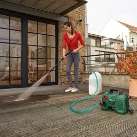 Resim Uray Home And Yüksek Basınçlı Yıkama Easyaquatak 110, YEŞIL(1300 Watt, 3x Nozül, Yüksek Basınç Pistolu, Şeffaf Su Filtresi, 5 M Kablo, 3 M Hortum, Basınç: 110 Bar, Maks. Debi: 330 L / Saat) 