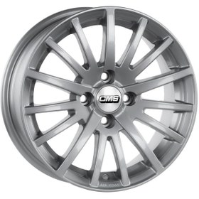 Resim CMS-465-08 6.5x15"-4x108 ET38 67.2 Racing Silver Jant (4 Adet) 