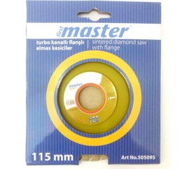 Resim First Master First Master Turbo K Lı Flanşlı Elmas Kesici 115 mm-Sarı Renk 