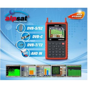 Resim Satfinder 6 Alpsat As06 Hd Uydu Bulucu Stc-ahd Kamera Test 