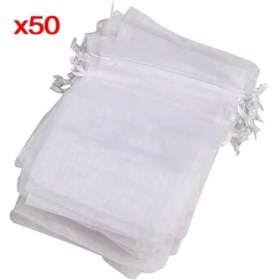 Resim Explosion1 50X Organze Çizgisi Düğün Çantası Beyaz (Yurt Dışından) 