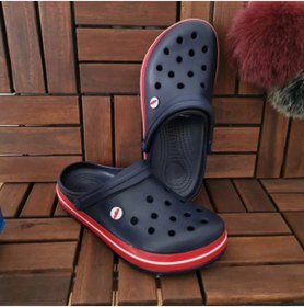 Resim Akınal Bella Unisex Sabo Terlik Hastane Terliği Lacivert-Kırmızı 