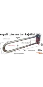 Resim Yıldırım Engelli Tutunma Barı Mafsallı Wc Kağıtlıklı Banyo Tutamak Yaşlı 