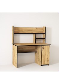 Resim Kalenderdekor1 Kalender Dekor Lucas 120 Cm Çalışma Masası Lc04 Meşe 