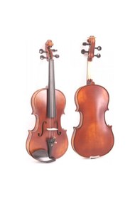 Resim Le Mans Vb-330 Mat Cila Ful Abanoz Aksamlı-4/4 Tam Boy Keman Seti 