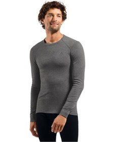 Resim Odlo Odlo Active Warm Bl Top Crew Neck L/s Erkek Gri İçlik Üst 5504 Gri 