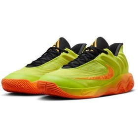 Resim Nike Giannis Immortality 4 'Halloween' Unisex Yürüyüş Ayakkabısı Basketbol Ayakkabısı Turuncu/Sarı 