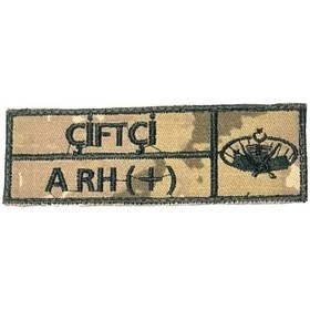 Resim Özel Kuvvetler Kamuflaj İsimlik 2 Adet Çok Renkli 