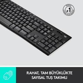 Resim Logitech K270 920-003761 Siyah Q Kablosuz Klavye 