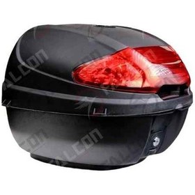 Resim Motosiklet Arka Çanta 35 Lt Sırt Dayamalı Siyah 