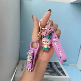 Resim Silver1 Ejderha Kedi Uyan Aslan Servet Kedi Sevimli Anahtarlık Kaplan Küçük Kolye Ejderha Bebek Karikatür Çanta Çekicilik Anahtarlık (Yurt Dışından) 