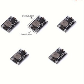 Resim 5 adet Mini DC Güç Regülatörü Buck 3A 5V/12V/24V'den 3.3V/5V'a Ayarlanabilir Çıkış ile Zener Diyodu ve Schuko Kapasitörleri Otomotiv, Endüstriyel, Ev Kullanımı için 