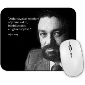 Resim Baskı Dükkanı Oğuz Atay Söz 08 Mouse Pad 