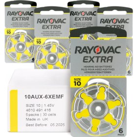 Resim Rayovac Extra 10 Numara Işitme Cihazı Pili 30'lu 