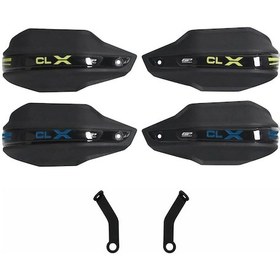 Resim GP Kompozit CF Moto 250 CL-X 2022-2024 Uyumlu Plastik Elcik Koruma Siyah 