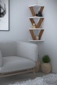 Resim DEKORFİM Defne Köşe Raf 